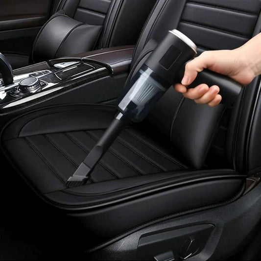 Combo Aspiradora para Carro + Transmisor Bluetooth Multifuncional